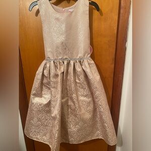 Brand new girl light gold dress